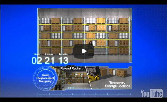 pallet rack frame repair video