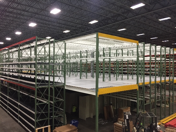 Custom Mezzanine from Apex Warehouse Systems
