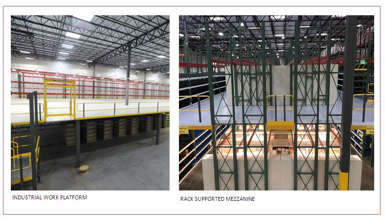 Custom Mezzanines from Apex Warehouse Systems