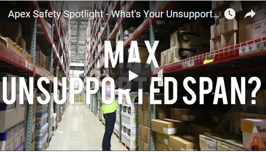 Measuring for Unsupported Span - Apex Warehouse Systems