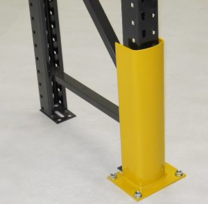 Floor-Mounted Pallet Rack Column Guard - Apex Warehouse Systems