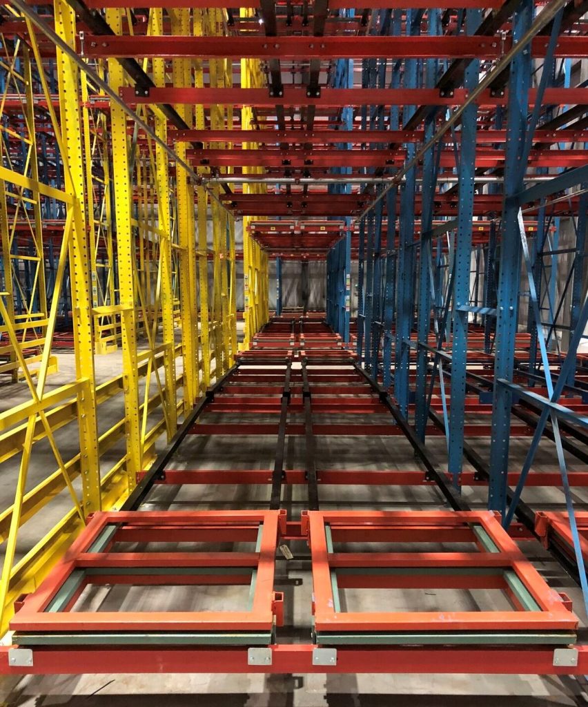 Push-Back Pallet Rack Apex Warehouse Systems
