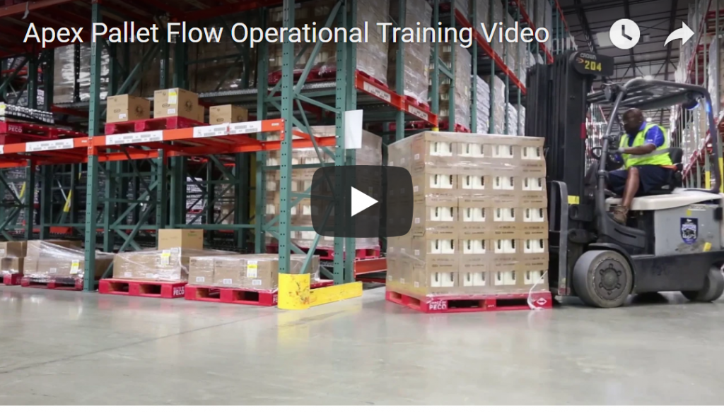 Apex Warehouse Systems Pallet Flow Forklift Training Video