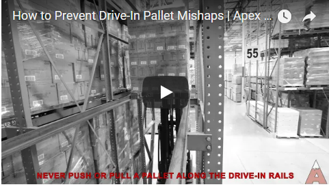 Drive-In Pallet Rack Forklift Training - Apex Companies