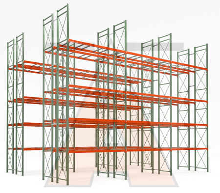 Apex Selective Pallet Rack Illustration